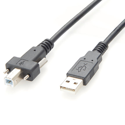 USB 2.0 A Male to B Male Screw Locking Cable