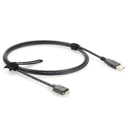 USB 2.0 A to Micro-B Screw Locking Cable