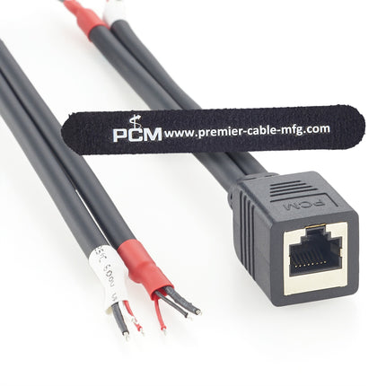 RJ45 Female to Open End Adapter Cable for AXIA