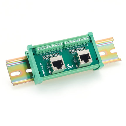 RJ45 8P8C 2-Way Buss DIN Rail Terminal Block Breakout Board
