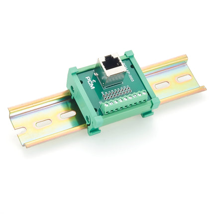DIN Rail RJ45 Female to Terminal Block Breakout Board