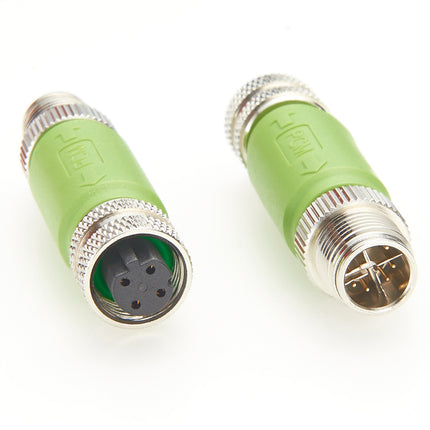 M12 D Code to X Code Adapter