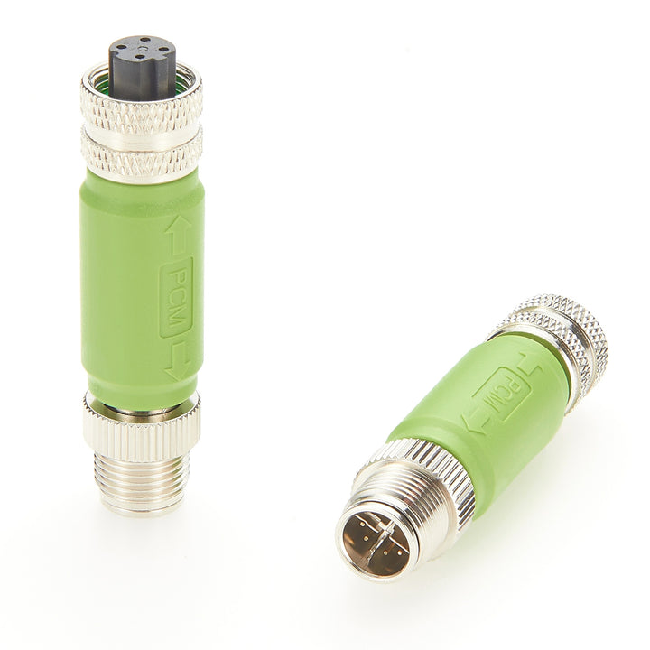 M12 D Code to X Code Adapter – Premier Cable