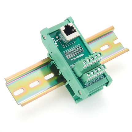 DIN Rail RJ45 to Terminal Block Adapter