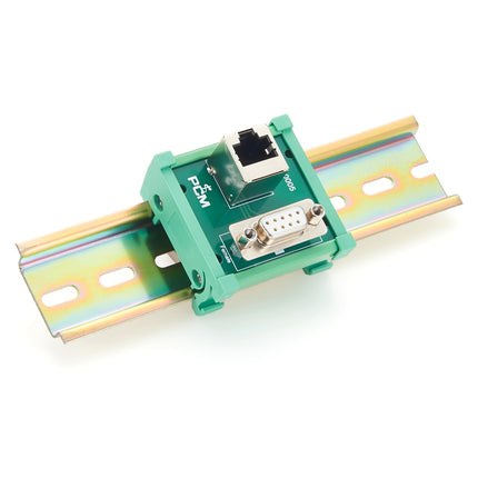 DIN Rail RJ45 to DB9 Female Terminal Block Breakout Board