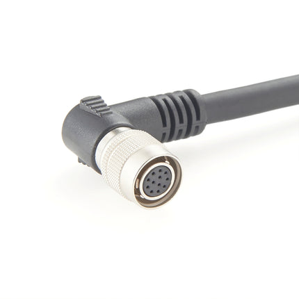 Right Angle Hirose 12 Pin Female HR10A-10P-12S I/O Cable