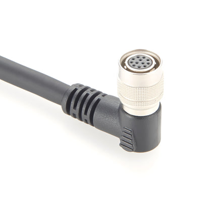 Right Angle Hirose 12 Pin Female HR10A-10P-12S I/O Cable