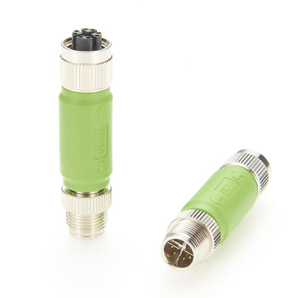 M12 X-Code Male to Female Adapter