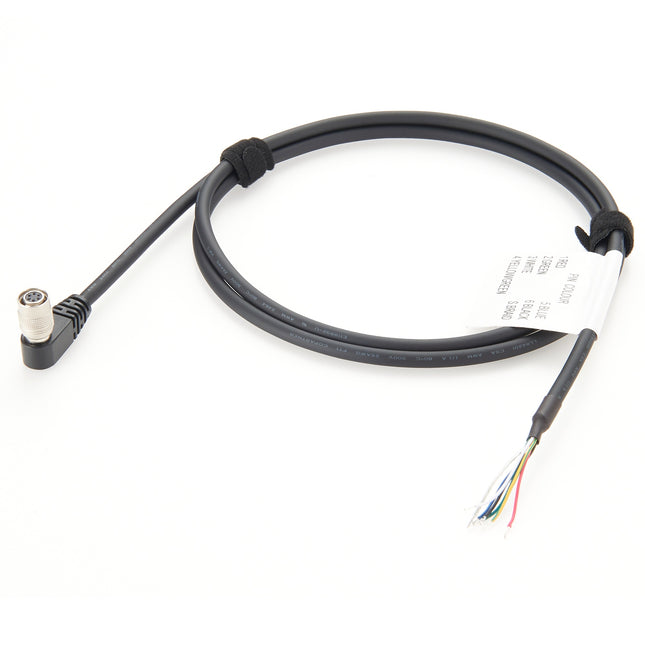 Right Angle Hirose HR10A-7P-6S 6-Pin Female I/O Power Cable