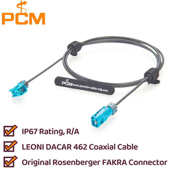 Waterproof Fakra Right Angle Cable