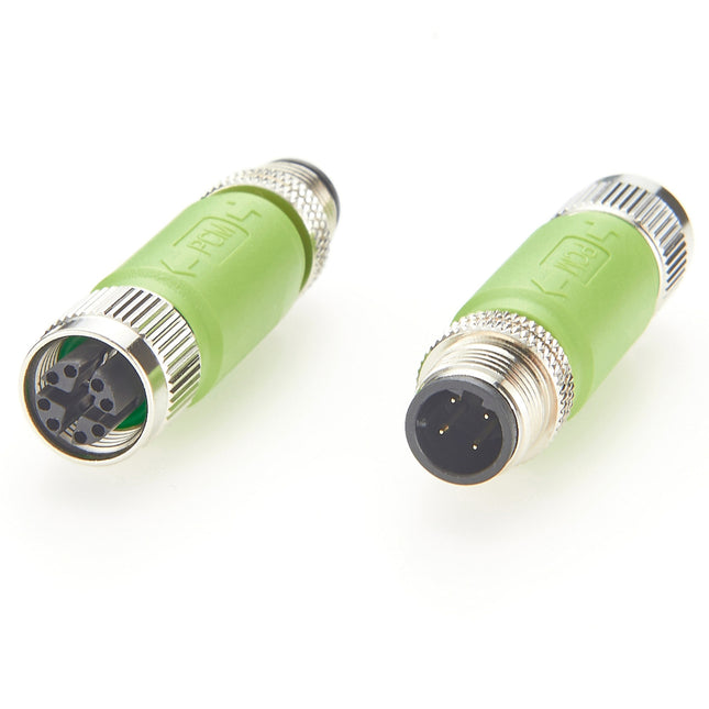 M12 X-Code to D-Code Adapter