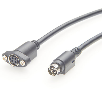 Power DIN 4 Pin Screw Panel Mount Power Cable