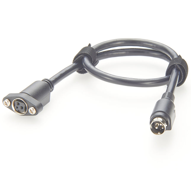 Panel Mount DC Power Cable DIN 3 Pin