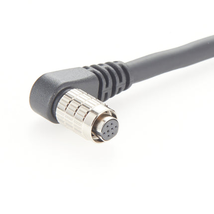 Right Angle Hirose HR25-7TP-8S Industrial Camera I/O Trigger Cable