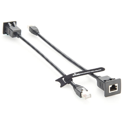 RJ45 Cat5e Panel Mount Cable Snap In Cable