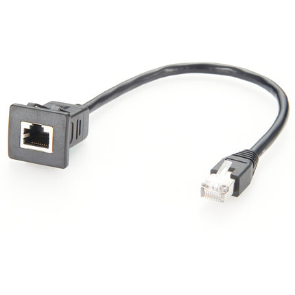 RJ45 Cat5e Panel Mount Cable Snap In Cable