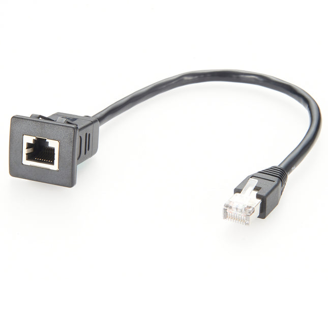 RJ45 Cat5e Panel Mount Cable Snap In Cable