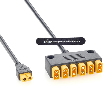 6 Port Solar Charging Connector XT60 Interface