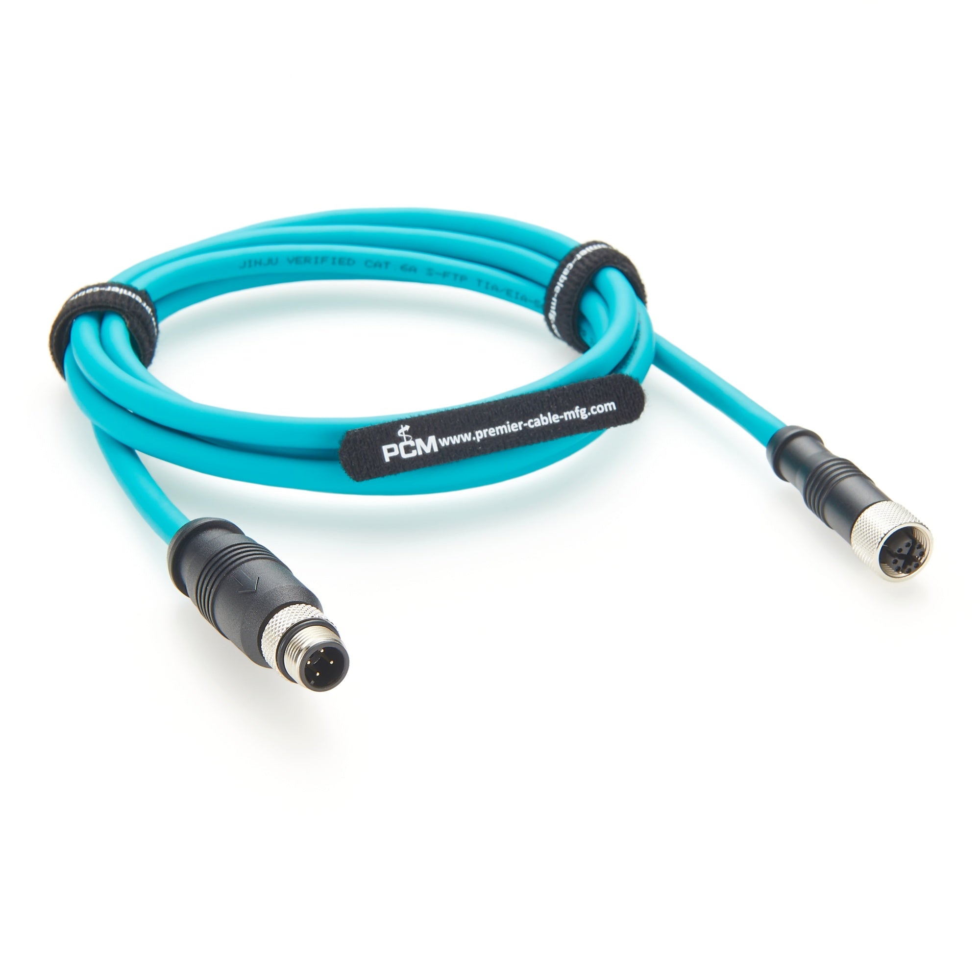 Vcode Cable M12 Ethernet Cable X Code to D Code – Premier Cable