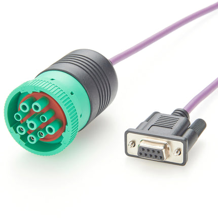 J1939 to DB9 Adapter Cable with Deutsch 9-Pin Type 2