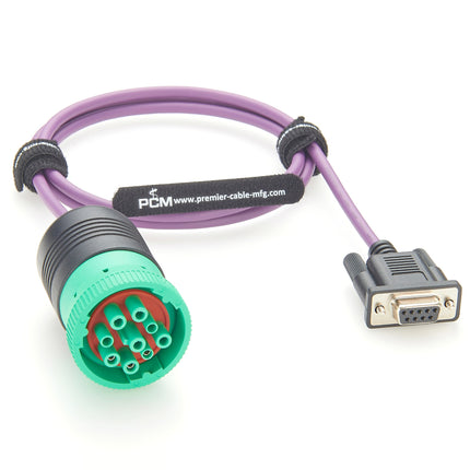 J1939 to DB9 Adapter Cable with Deutsch 9-Pin Type 2