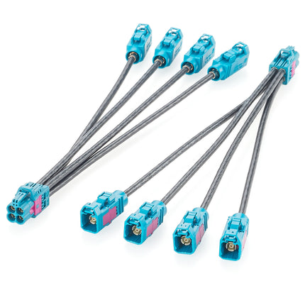 Rosenberger 4 In 1 Mini Fakra Cable Female to Female 0.15m