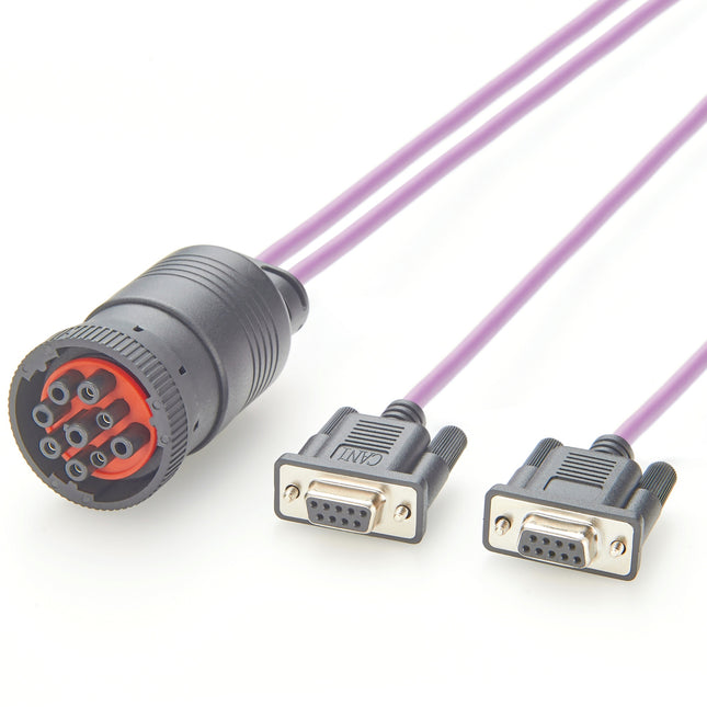 CAN J1939 Type 1 DEUTSCH to Dual DB9 Adapter Cable
