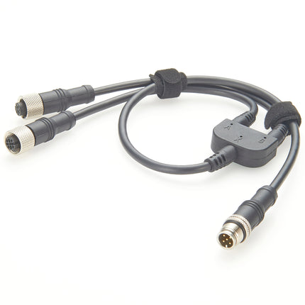 M12 Sensor Actuator Y-Splitter Cable 5-Pin