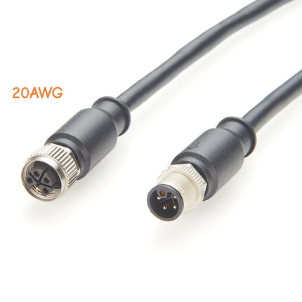 M12 L-Code Power Extension Cable