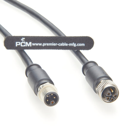 M12 L-Code Power Extension Cable