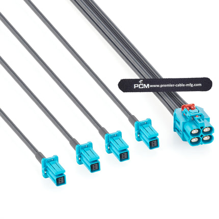 4 In 1 GEMnet to MATEnet Automotive Ethernet Cable Female to Female