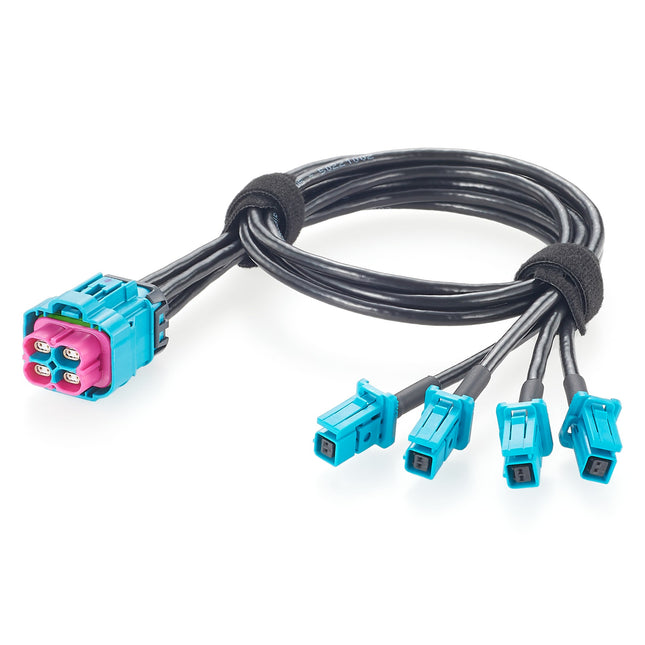 E6K14D-1CAZ5-Z Waterproof 4 In 1 H-MTD to MATEnet Automotive Ethernet Cable