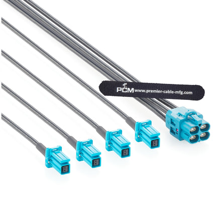 4 In 1 H-MTD to MATEnet Automotive Ethernet Splitter Cable