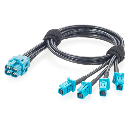 4 In 1 H-MTD to MATEnet Automotive Ethernet Splitter Cable