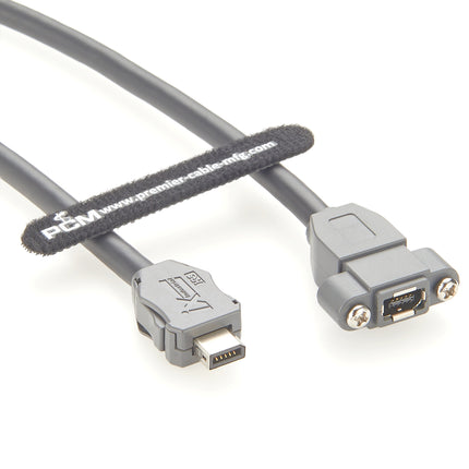 IX Industrial In-Line Jack Panel Mount Cable