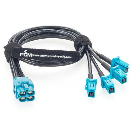 4 In 1 H-MTD to MATEnet Automotive Ethernet Splitter Cable
