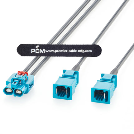 2 In 1 GEMnet Female to MATEnet Male Automotive Ethernet Cable