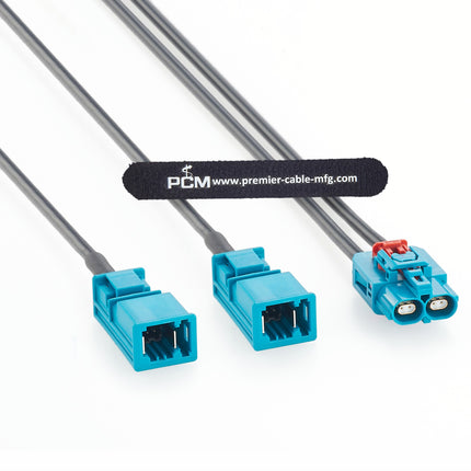 2 In 1 GEMnet Female to MATEnet Male Automotive Ethernet Cable