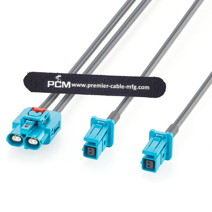 Dual Port GEMnet to MATEnet Cable for Automotive Ethernet