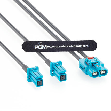 Dual Port GEMnet to MATEnet Cable for Automotive Ethernet