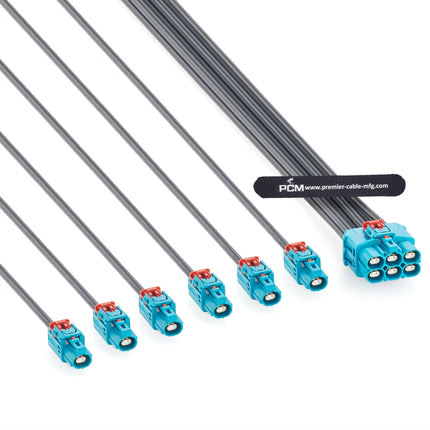6 In 1 GEMnet Gigabit Automotive Ethernet Cable 1-2428482-4