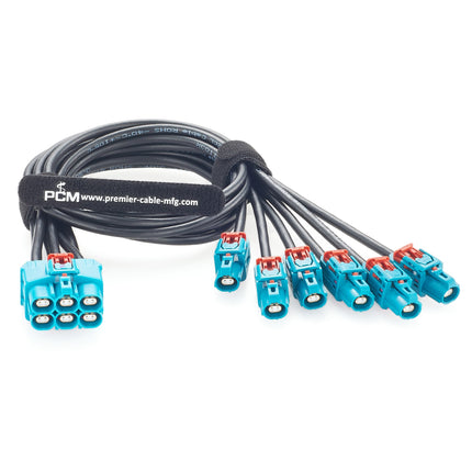 6 In 1 GEMnet Gigabit Automotive Ethernet Cable 1-2428482-4