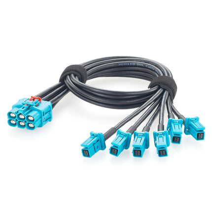 6 Port GEMnet to MATEnet Automotive Ethernet Splitter Cable