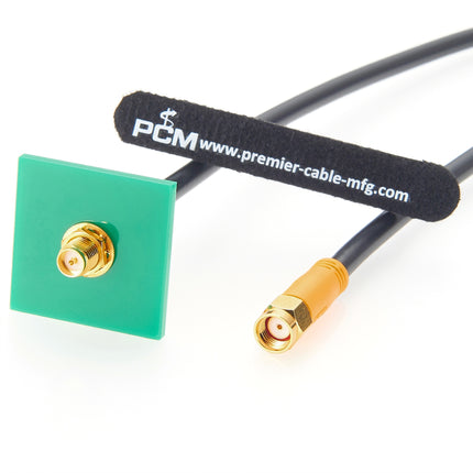 RP-SMA Male to RP-SMA Female Bulkhead Cable