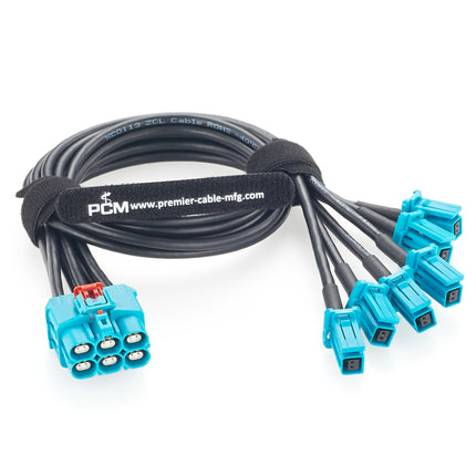 6 Port GEMnet to MATEnet Automotive Ethernet Splitter Cable