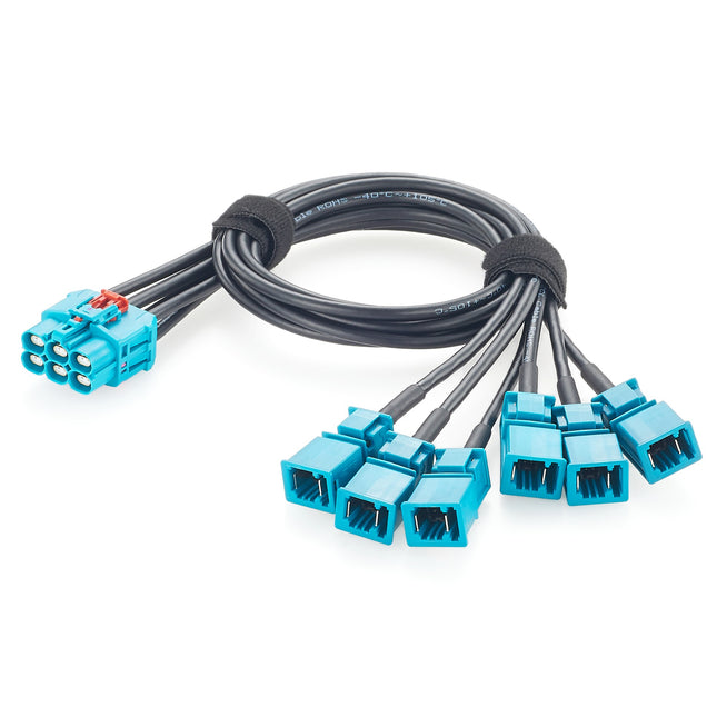 TE 1-2428482-4 6 In 1 GEMnet to MATEnet Extension Cable for Automotive Ethernet