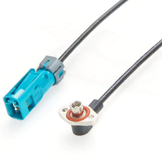 IP67 Waterproof FAKRA to SMB Right Angle 2-Hole Flange Mount Cable