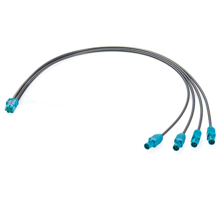 TE MATE-AX to FAKRA Cable Assembly 4 In 1