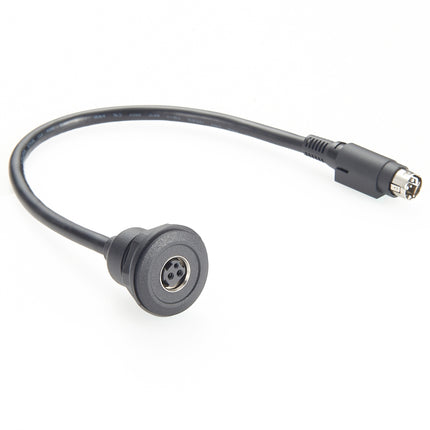 Power DIN 3 Pin Panel Mount Extension Cable