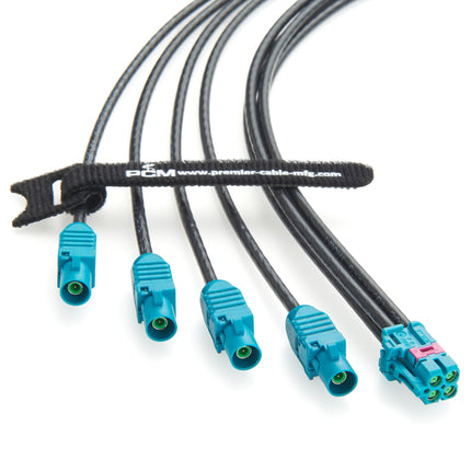 TE MATE-AX to FAKRA Cable Assembly 4 In 1